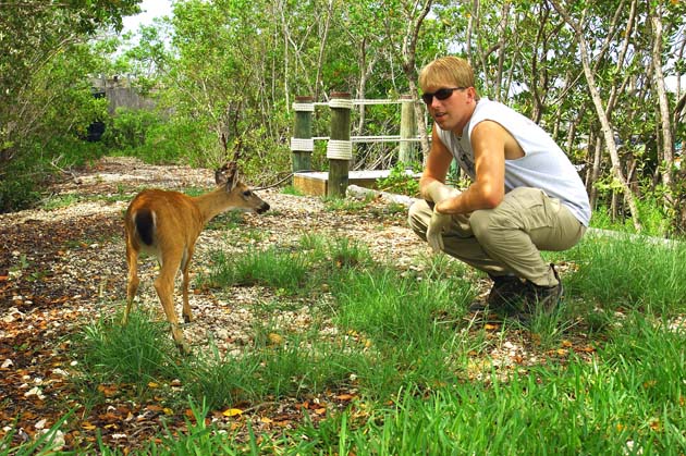 Brandon and key deer.jpg