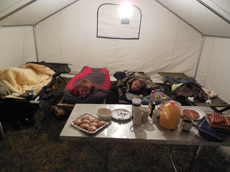 2013 deer camp in back yard.jpg