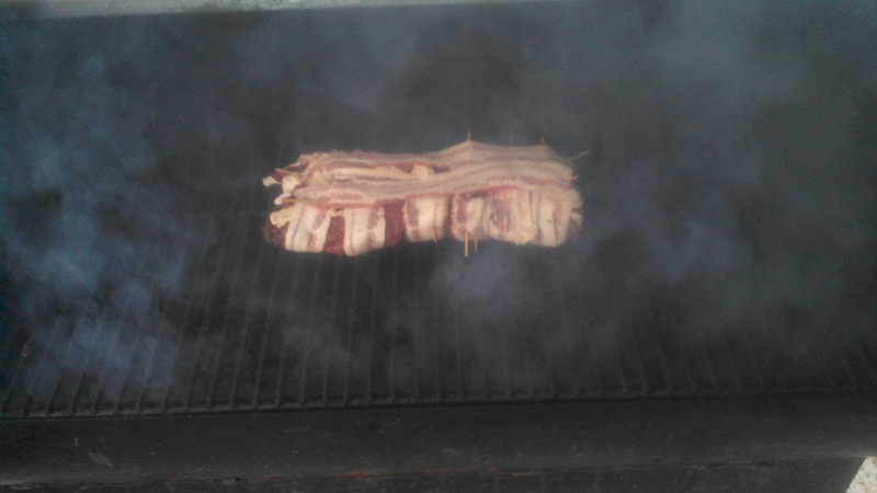 Elk bristet on smoker.jpg