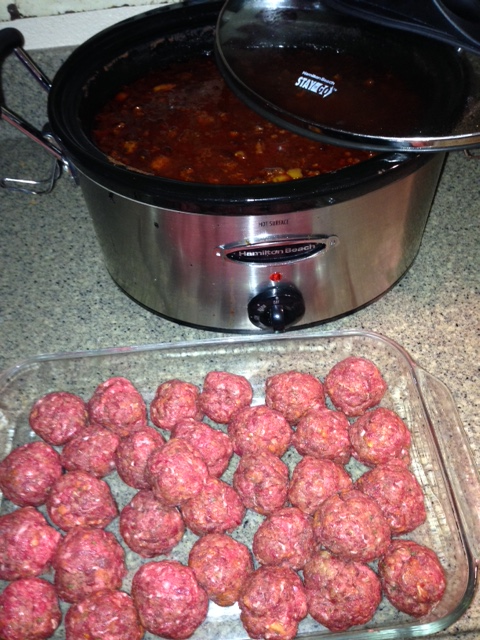 Elk Chili, Elk Meatballs.png